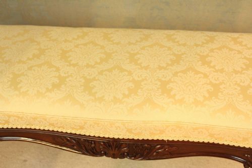 A MAHOGANY LATE VICTORIAN PERIOD STOOL BY EDWARDS ROBERTS OF LONDON - ADDITIONAL PHOTO 4