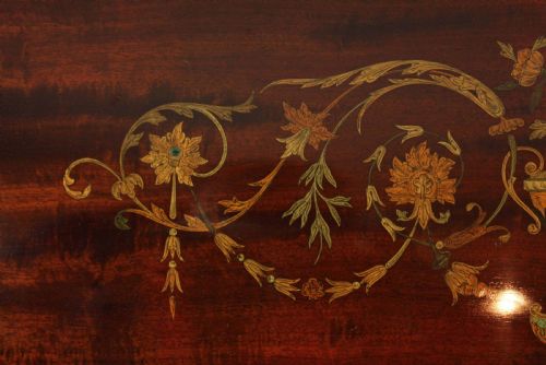 A BEAUTIFUL LATE VICTORIAN MAHOGANY CYLINDER DESK BY MAPLE CO - ADDITIONAL PHOTO 7