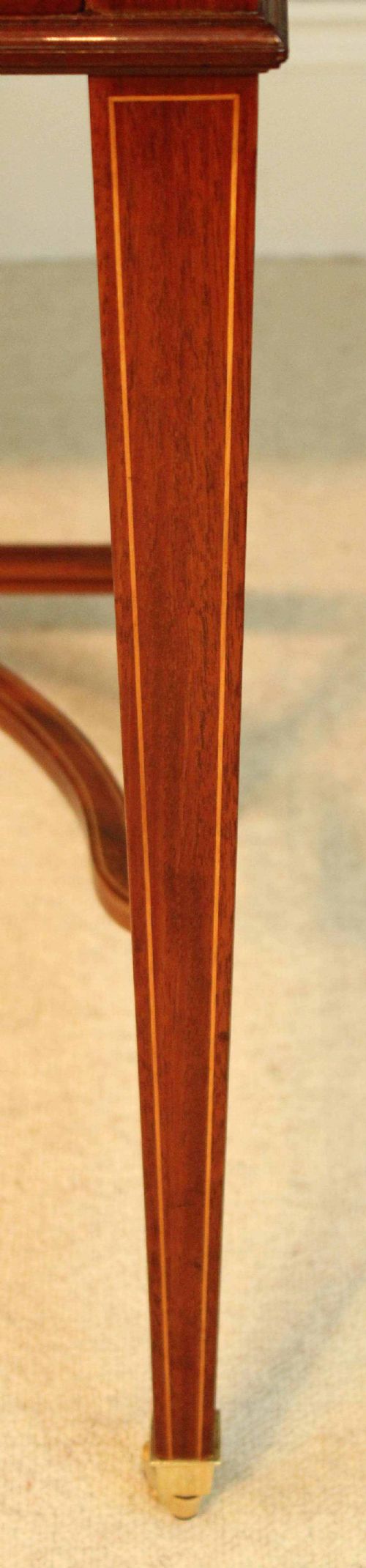 A BEAUTIFUL LATE VICTORIAN MAHOGANY CYLINDER DESK BY MAPLE CO - ADDITIONAL PHOTO 10