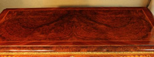 A PAIR OF LOVELY EXHIBITION QUALITY VICTORIAN BURR WALNUT INLAID PIER CABINETS BY WILKINSON SONS - ADDITIONAL PHOTO 3