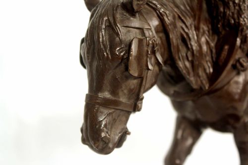 ISIDORE JULES BONHEUR 18271901 LATE 19TH C FRENCH BRONZE OF FARMER ON HORSEBACK - ADDITIONAL PHOTO 1