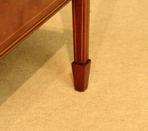 A QUALITY LATE VICTORIAN MAHOGANY INLAID CYLINDER DESK CIRCA 1890 - ADDITIONAL PHOTO 9