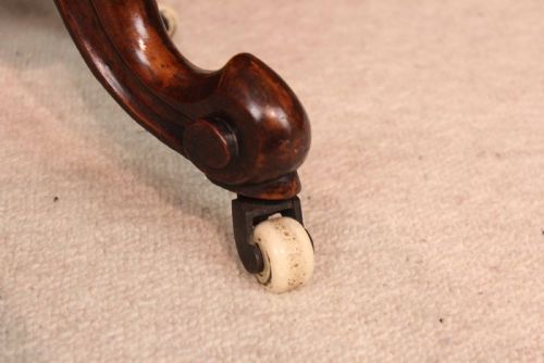 A FINE QUALITY BURR WALNUT INLAID BABY SUTHERLAND TABLE - ADDITIONAL PHOTO 3