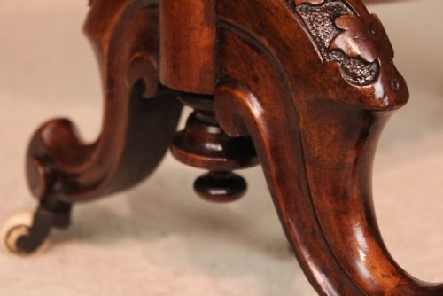 A FINE QUALITY BURR WALNUT INLAID BABY SUTHERLAND TABLE - ADDITIONAL PHOTO 6