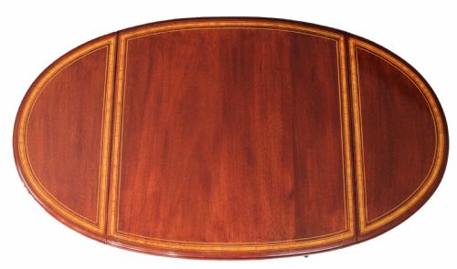 THE QUALITY EDWARDIAN MAHOGANY INLAID PEMBROKE TABLE - ADDITIONAL PHOTO 6