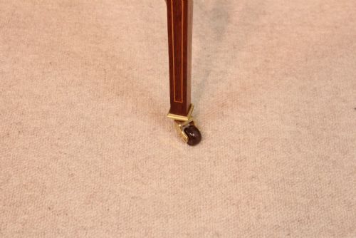 THE QUALITY EDWARDIAN MAHOGANY INLAID PEMBROKE TABLE - ADDITIONAL PHOTO 2