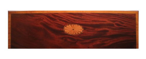 A FINE QUALITY MAHOGANY LATE VICTORIAN INLAID OPEN BOOKCASE BY MAPLE CO - ADDITIONAL PHOTO 4