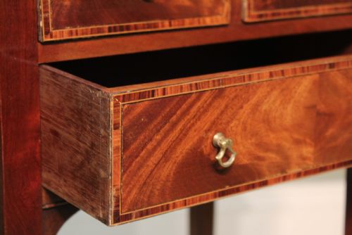 THE QUALITY EDWARDIAN MAHOGANY INLAID SIDE TABLE - ADDITIONAL PHOTO 2