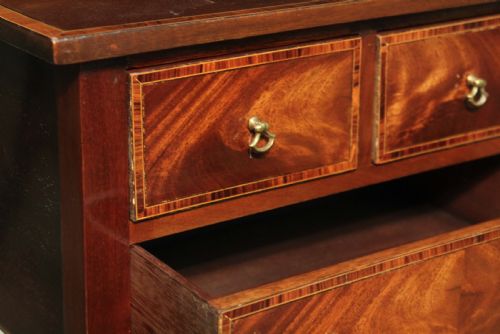 THE QUALITY EDWARDIAN MAHOGANY INLAID SIDE TABLE - ADDITIONAL PHOTO 3