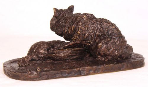 THE QUALITY LATE 19TH CENTURY FRENCH BRONZE FIGURE WITH BEARS - ADDITIONAL PHOTO 4