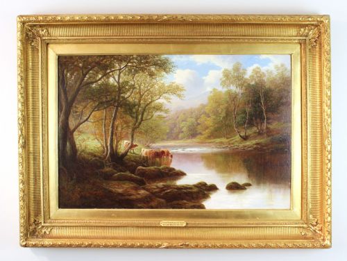 WILLIAM MELLOR 1851 1931 OIL ON CANVAS - ADDITIONAL PHOTO 1