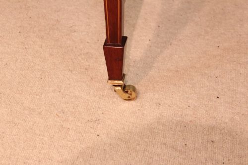 A BEAUTIFUL LATE VICTORIAN INLAID MAHOGANY CYLINDER DESK - ADDITIONAL PHOTO 8