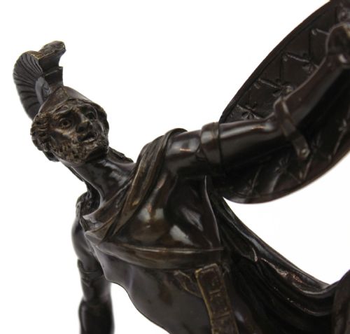 A PAIR OF 19TH CENTURY GLADIATOR BRONZES - ADDITIONAL PHOTO 4