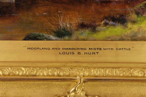 LOUIS BOSWORTH HURT 18561929 OIL ON CANVAS - ADDITIONAL PHOTO 1