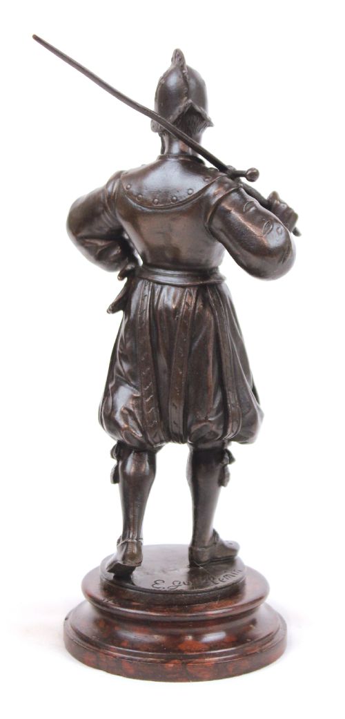 EMILE CORIOLAN HIPPOLYTE GUILLEMIN 18411907 PAIR OF BRONZES - ADDITIONAL PHOTO 4