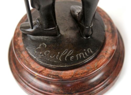 EMILE CORIOLAN HIPPOLYTE GUILLEMIN 18411907 PAIR OF BRONZES - ADDITIONAL PHOTO 6