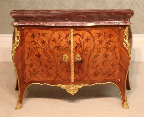 AN EARLY 20TH CENTURY KINGWOOD AND ORMOLU MOUNTED TABLE TOP COMMODE - ADDITIONAL PHOTO 1