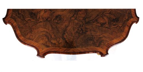 AN EXHIBITION QUALITY INLAID VICTORIAN BURR WALNUT AND ORMOLU CREDENZA - ADDITIONAL PHOTO 7