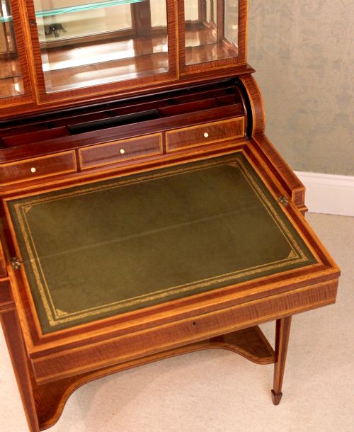 EDWARDS ROBERTS MINIATURE CYLINDER DESK - ADDITIONAL PHOTO 2