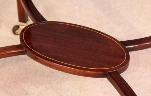 THE QUALITY EDWARDIAN MAHOGANY INLAID PEMBROKE TABLE - ADDITIONAL PHOTO 2