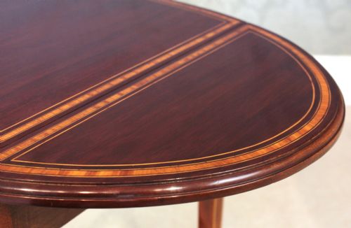 THE QUALITY EDWARDIAN MAHOGANY INLAID PEMBROKE TABLE - ADDITIONAL PHOTO 3