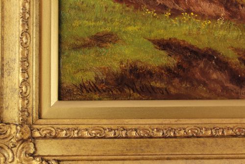 WILLIAM MELLOR 1851 1931 OIL ON CANVAS - ADDITIONAL PHOTO 5
