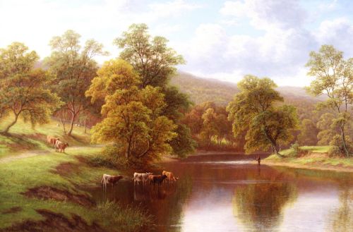 WILLIAM MELLOR 1851 1931 OIL ON CANVAS - ADDITIONAL PHOTO 7