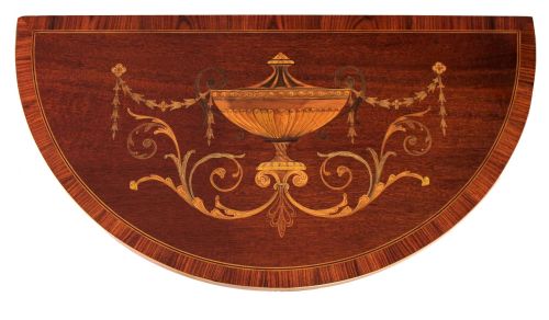 A FINE QUALITY LATE VICTORIAN MAHOGANY EDWARDS ROBERTS CONSOLE TABLE - ADDITIONAL PHOTO 2
