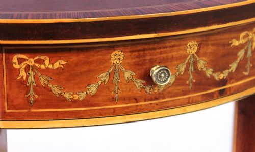 A FINE QUALITY LATE VICTORIAN MAHOGANY EDWARDS ROBERTS CONSOLE TABLE - ADDITIONAL PHOTO 3