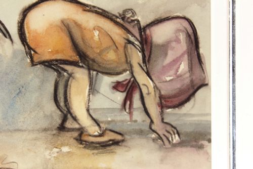 DAME LAURA KNIGHT 1877 1970 WATERCOLOUR ON PAPER - ADDITIONAL PHOTO 2