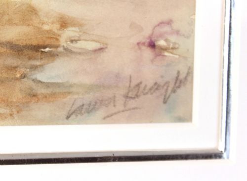 DAME LAURA KNIGHT 1877 1970 WATERCOLOUR ON PAPER - ADDITIONAL PHOTO 4