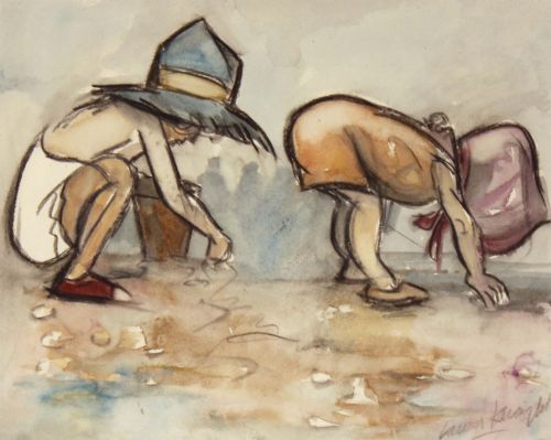 DAME LAURA KNIGHT 1877 1970 WATERCOLOUR ON PAPER - ADDITIONAL PHOTO 5
