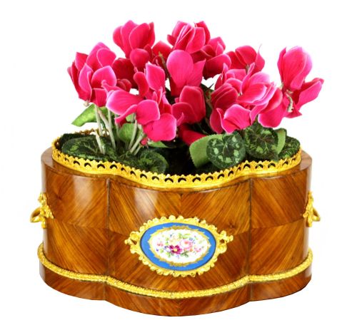 a fine victorian kingwood and ormolu mounted table top jardiniere - CATEGORY: ANTIQUE MISCELLANEOUS - DATED VICTORIAN