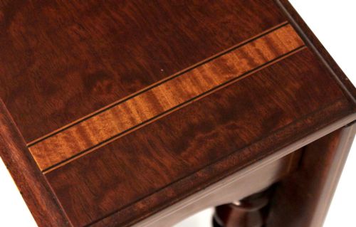 A LOVELY VICTORIAN MAHOGANY PLUM PUDDING BABY SUTHERLAND TABLE - ADDITIONAL PHOTO 1
