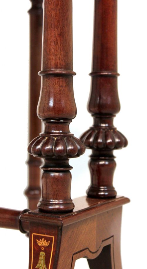 A LOVELY VICTORIAN MAHOGANY PLUM PUDDING BABY SUTHERLAND TABLE - ADDITIONAL PHOTO 6