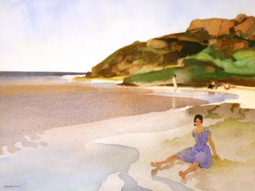 SIR WILLIAM RUSSELL FLINT 1880 1969 WATERCOLOUR - ADDITIONAL PHOTO 4