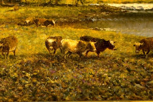 ALFRED AUGUSTUS GLENDENING SR 1840 1921 OIL ON CANVAS - ADDITIONAL PHOTO 2