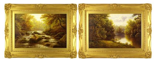 a pair of william mellor 1851 1931 oil on canvas' - CATEGORY: ANTIQUE ART - DATED 1900