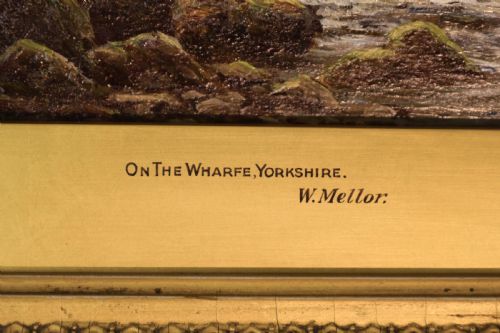 WILLIAM MELLOR 1851 1931 OIL ON CANVAS - ADDITIONAL PHOTO 2