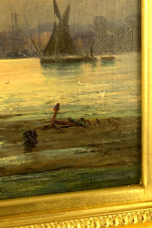 WILLIAM THORNLEY 18571935 OIL ON CANVAS - ADDITIONAL PHOTO 4