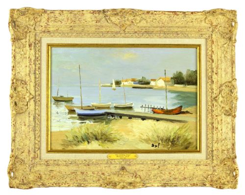 marcel dyf 1899 1985 oil on canvas - CATEGORY: ANTIQUE ART - DATED 1950