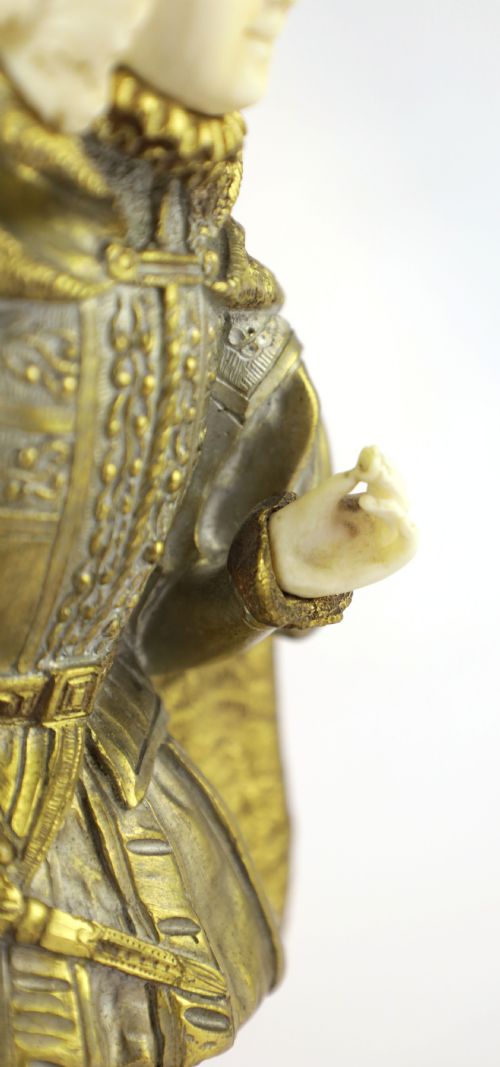 RENEPAUL MARQUET 18751939 FRENCH GILT BRONZE FIGURE - ADDITIONAL PHOTO 2