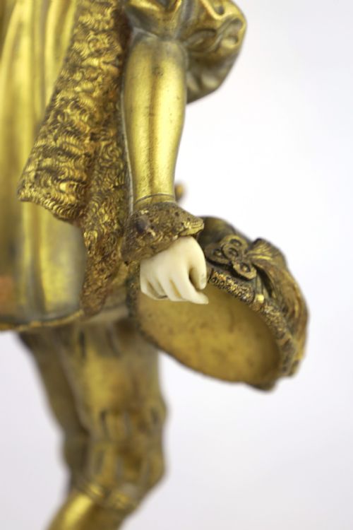 RENEPAUL MARQUET 18751939 FRENCH GILT BRONZE FIGURE - ADDITIONAL PHOTO 4