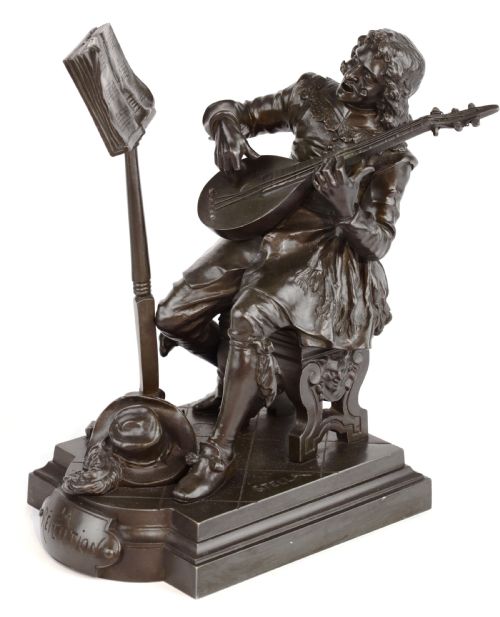 alexandre etienne stella 18781892 bronze sculpture - CATEGORY: ANTIQUE SCULPTURES - DATED 19TH CENTURY