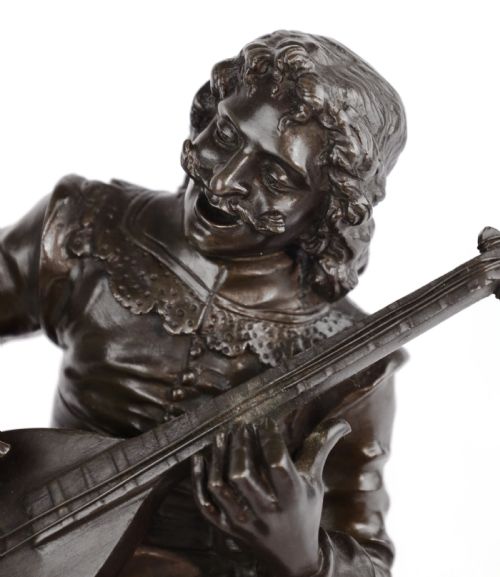 ALEXANDRE ETIENNE STELLA 18781892 BRONZE SCULPTURE - ADDITIONAL PHOTO 1