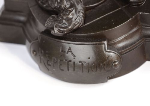 ALEXANDRE ETIENNE STELLA 18781892 BRONZE SCULPTURE - ADDITIONAL PHOTO 4