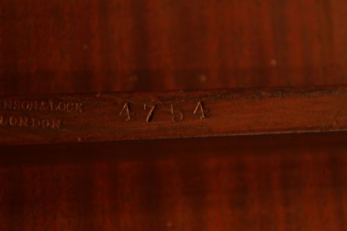A VICTORIAN FINE QUALITY MAHOGANY INLAID STANDING OPEN BOOKCASE - ADDITIONAL PHOTO 6