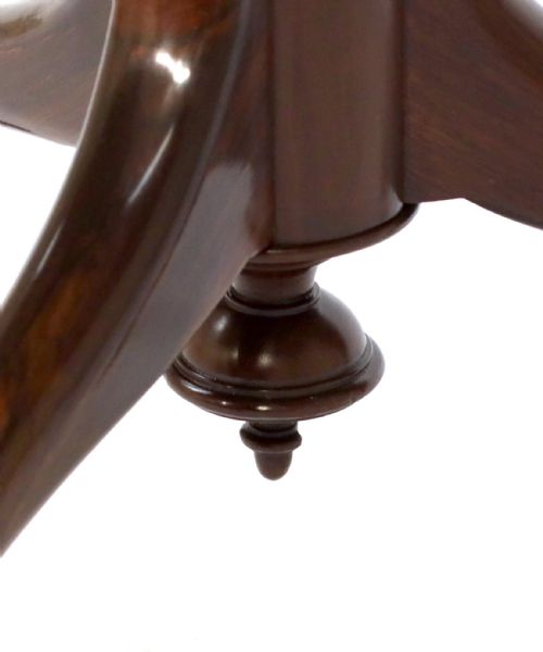 A FINE LATE VICTORIAN INLAID ROSEWOOD REVOLVING LIBRARY TABLE - ADDITIONAL PHOTO 4