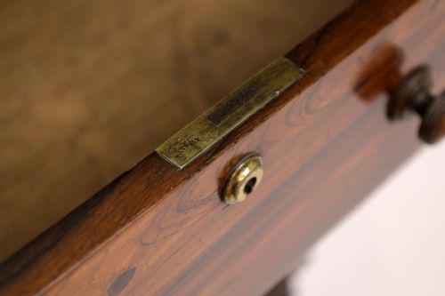 A FINE WILLIAM IV ROSEWOOD DAVEPORT - ADDITIONAL PHOTO 4