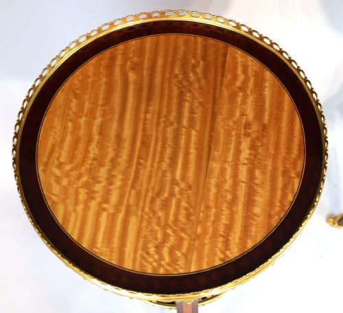 EDWARDS ROBERTS QUALITY PAIR OF INLAID AND ORMOLU MOUNTED TABLES - ADDITIONAL PHOTO 8